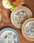 Anthropologie x Betul Tunc Collab floral plates.