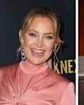 Diptych of Kate Hudson and a kitchen.