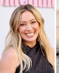 Hilary Duff and living room diptych.