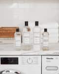 The Laundress cleaning detergent line-up.