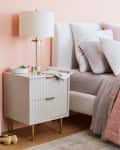 Quinn Closed 2-Drawer Nightstand west elm
