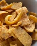 Pile of ranch flavored Fritos in bowl