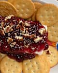 Sister's Cranberry Cream Cheese Dip.