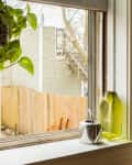 Opened kitchen window