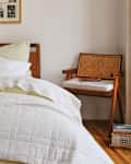 Bed with Brooklinen bedding