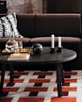 Ikea decorated living room.