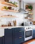 Interior of home kitchen