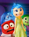 INSIDE OUT 2, from left: Fear (purple, voice: Tony Hale), Sadness (glasses, voice: Phylis Smith), Anger (red, voice: Lewis Black), Joy (green dress, voice: Amy Poehler), Disgust (green, voice: Liza Lapira), Anxiety (orange, voice: Maya Hawke), 2024. © Walt Disney Studios Motion Pictures / Courtesy Everett Collection