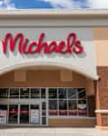Fort Myers, FL, / USA 3/11/20 : Michaels' store entrance to one of their locations in Cape Coral Florida; Michaels is a retail chain of stores specializing in arts and crafts