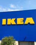 Bloomington, Minnesota/USA. August 5, 2018. The exterior of an Ikea store in Minnesota.