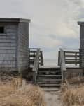 Cape Cod Sandy Beach and shingled Beach Huts