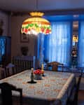 Chalfont, Pa. USA, Jan. 10, 2024: Victorian dining room in Chalfont, Pa. USA. Jan. 10, 2024 in Chalfont, Pa. USA