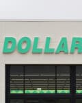 Fond du Lac, Wisconsin USA - March 14th, 2024: Dollar Tree store logo sign on a building.