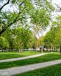 View of Coronation Park. Coronation Park is a park and veteran's memorial in Toronto. Toronto, Canada - May 25, 2024.