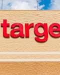 Chicago, USA - August 16, 2024: Target Corporation corporate logo on retail department store. Target retail store sign logo