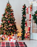 Christmas Tree with Gifts and Toys Decor for New Year