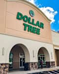 Miami Gardens, Florida: Feb 26, 2024 - Exterior of Dollar Tree retail store at neighborhood plaza on a sunny afternoon.
