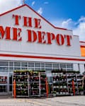 Exterior View of The Home Depot Storefront in Canada. Vaughan, Canada - May 17, 2025.