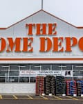 Toronto, ON, Canada - April 23, 2024: View at the sign of The Home Depot store in Toronto