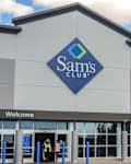 Albuquerque, NM, USA - October 16 2025: Exterior facade of a Sam's Club supermarket with customers walking through the front doors