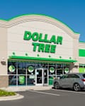 Cary, North Carolina - October 19 2025: Dollar Tree Storefront Exterior Building Shopping Center
