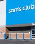 Las Cruces, New Mexico, USA - December 9 2025: Exterior facade of a Sam's Club supermarket showing the front doors