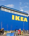 IKEA Furniture Retail Store Exterior Architecture. London, UK, 17 March 2024