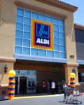 SIMI VALLEY - JUN 16: Aldi Store grand opening on June 16, 2016 in Simi Valley, California.  Aldi is a low price grocery outlet that is rapidly expanding in the USA.