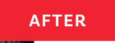 Window after being cleaned.