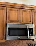 Favorite method to clean greasy kitchen cabinets uses Murphy's Oil Soap Spray.