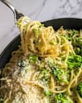 Broccoli rubble pasta.
