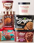 chocolate ice cream containers