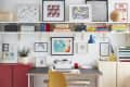 Colorful home office