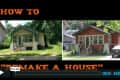 Two small houses side by side, one green and one red, with a "How to Remake a House" title above.