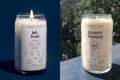 Two Birthdate Candles with labels for July Tenth and January Thirtieth, featuring zodiac signs and scent details.