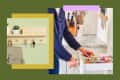person reaching into a drawer thats semi organized, left hand side is an entrance key hanger