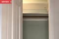Before: a door opening to an empty closet
