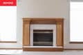 Fireplace before renovation