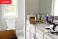white and gray bathroom before remodel