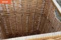Before: Square-shaped wicker basket
