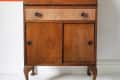 Before: Brown vintage bureau