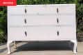 white dresser before refurbishing