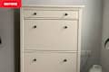 IKEA Hemnes Shoe Cabinet before painting.