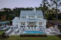 Pool in backyard of HGTV dream home.