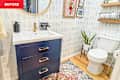 Bathroom before renovation.
