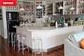 White kitchen before renovation.
