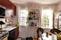 Natural light streaming into newly renovated kitchen.