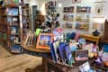 Interior of children's bookstore, with picture books on display