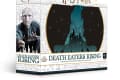 Harry Potter Death Eaters Rising board game box featuring Voldemort and Hogwarts silhouette.