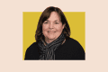 headshot of Ina Garten on a colored background